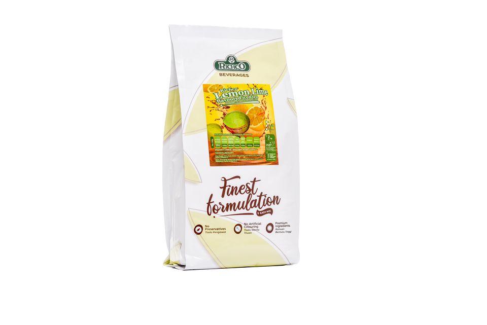 Premix Teh Ais Richco (1kg) - 4 Perisa (Peach, Limau Limau, Serai, Passionfruit)