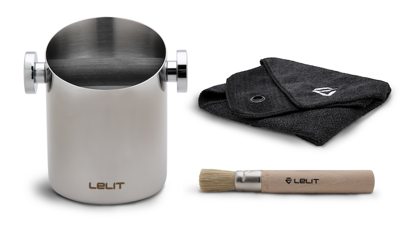 Lelit Cylindrical Knock Box set