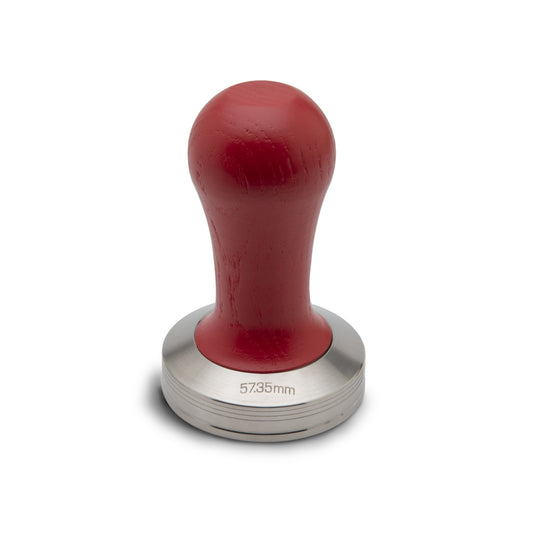 Lelit57 Stainless Steel Coffee Tamper Red Wood Art handle