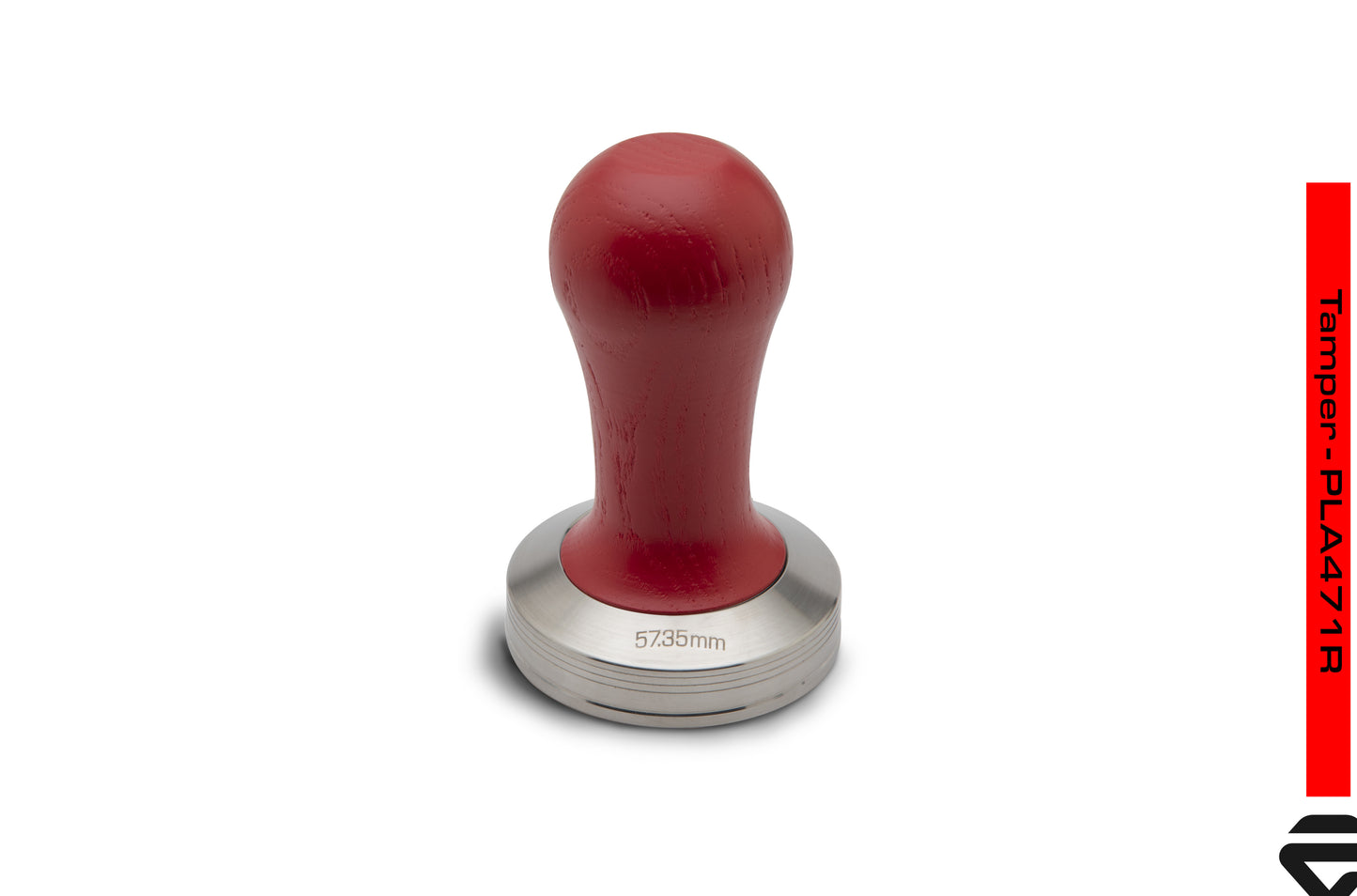 Lelit57 Stainless Steel Coffee Tamper Polished Aluminium Art handle