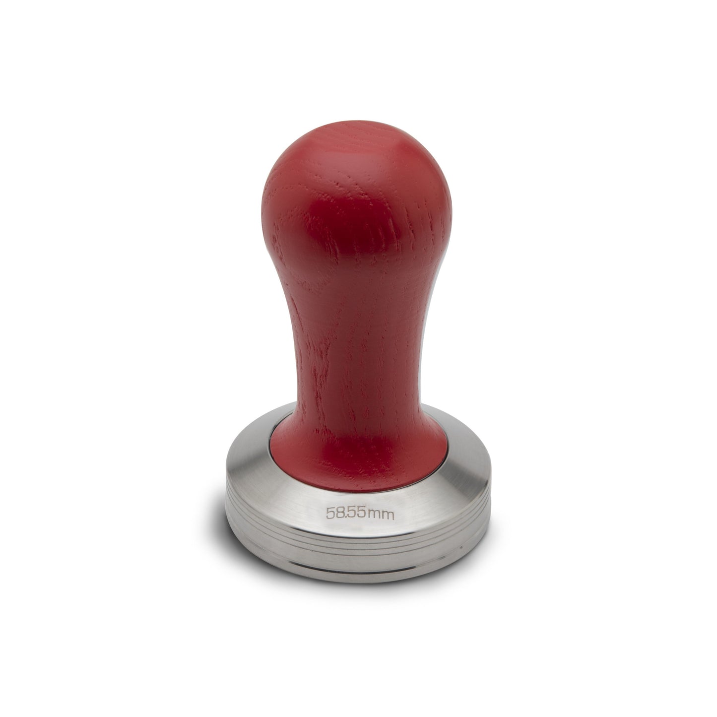 Lelit58 Stainless Steel Coffee Tamper Red Wood Art handle