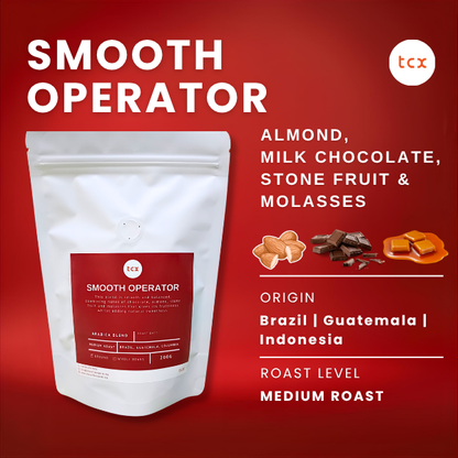 Smooth Operator (Medium Roast) (200g) Arabica Blend Coffee Beans