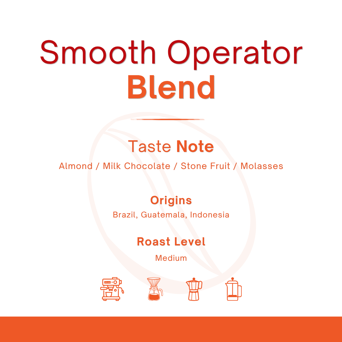 Smooth Operator (Medium Roast) (200g) Arabica Blend Coffee Beans