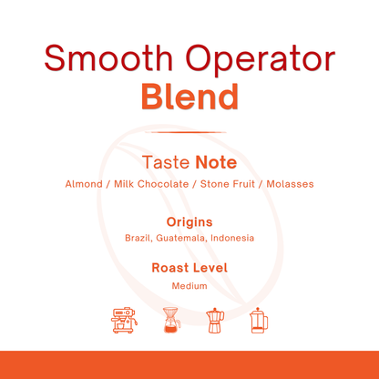 Smooth Operator (Medium Roast) (200g) Arabica Blend Coffee Beans