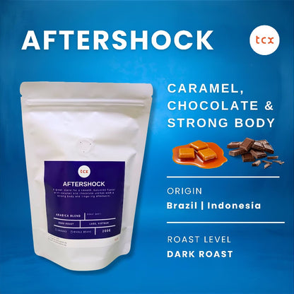 Aftershock (Dark Roast) (200g) Arabica Blend Coffee Beans