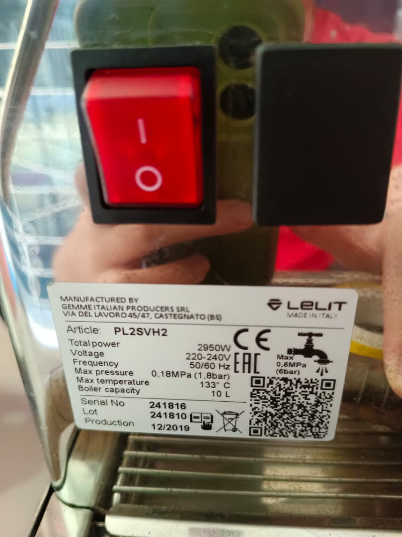 [Used, Second Hand] Lelit Giulietta 2 Group Coffee Machine