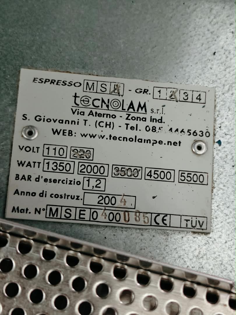 [Used, Second Hand] Technolam 2 Group Coffee Machine